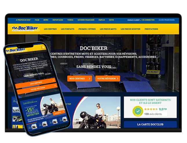 Refonte 2017-2018 du site Doc'Biker