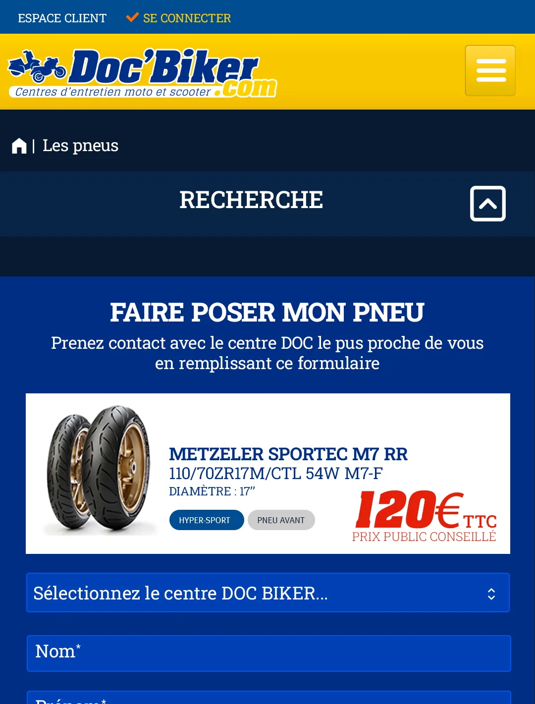 Une page détail lisible et rapide
