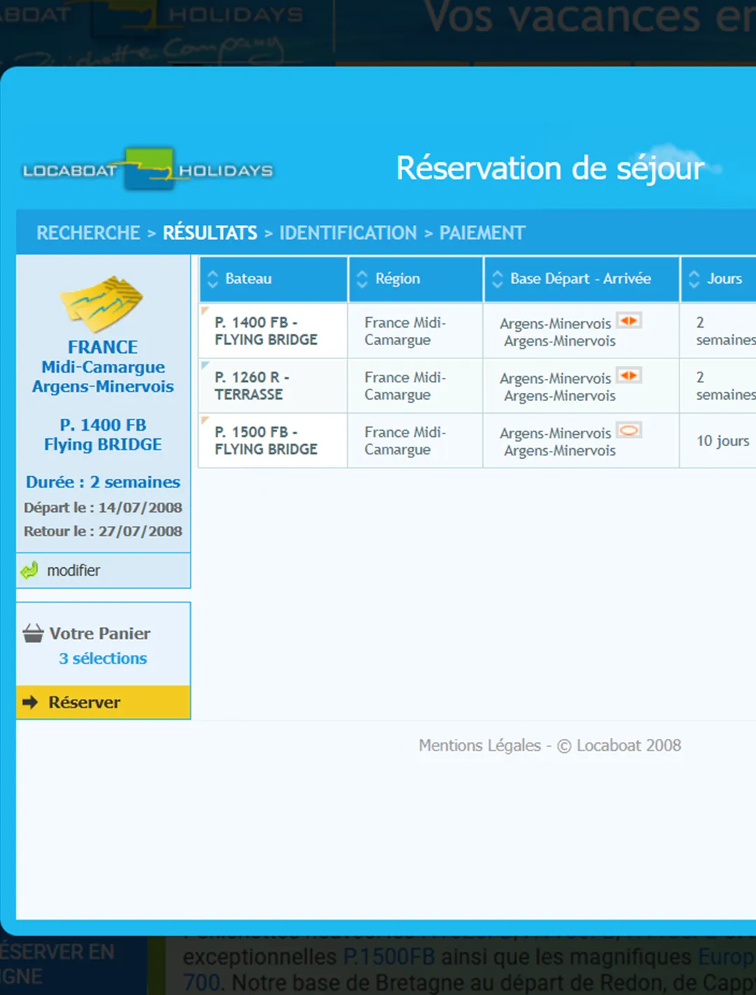 Outils de comparaison